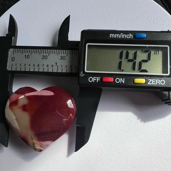 Mookaite Jasper Crystal Heart‎ (#8) - Picture 8 of 10